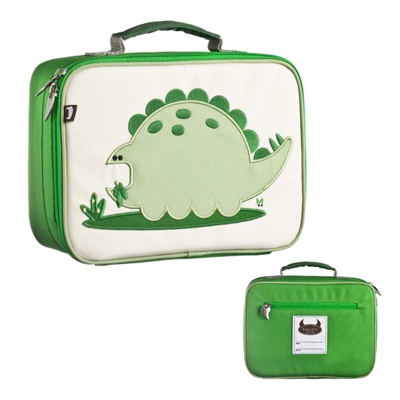 Beatrix NY Alister the Dinosaur Insulated Lunch Box - Durable and Safe (BPA  and PVC Free) unisex (bambini)